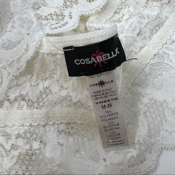 Cosabella White Lace Bra Medium - Picture 5 of 7